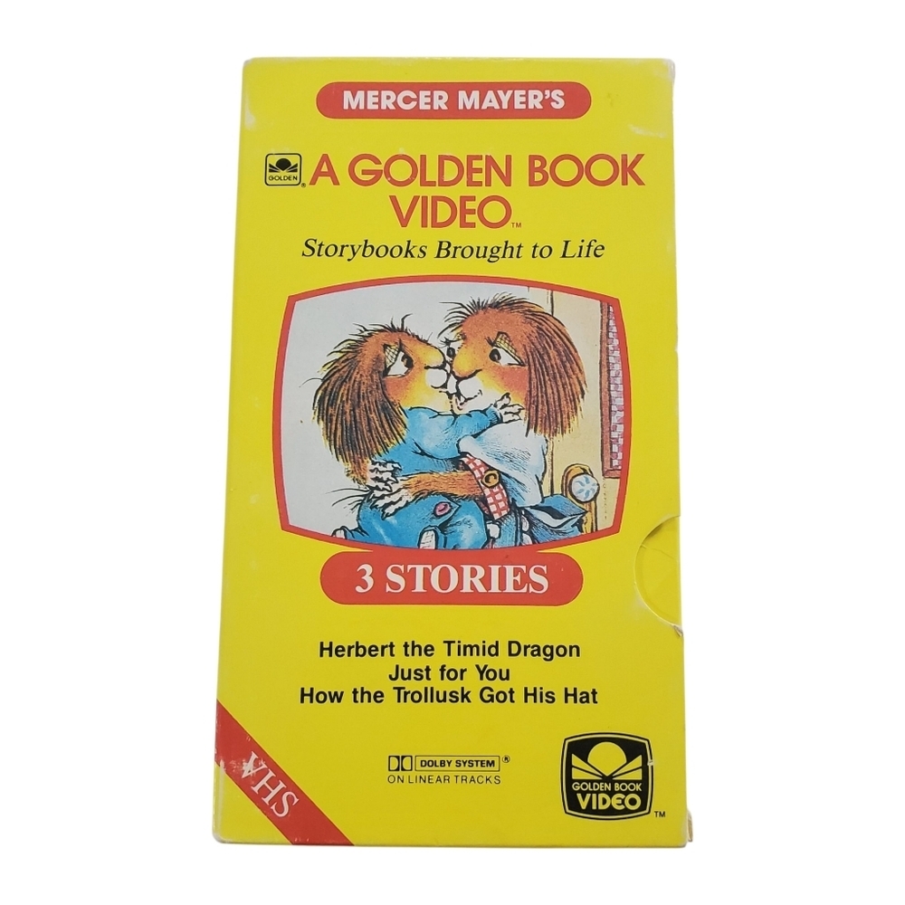Mercer Mayer's A Golden Book Video VHS Tape Vintage 1985
